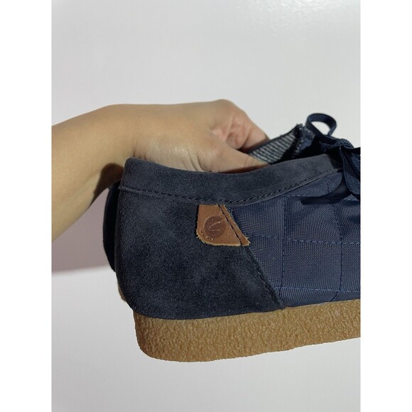 Clarks Shoes Mens 12 Shacre II Step Navy Textile Suede Extreme‎ Comfort Quilted main image 5